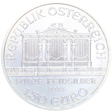 Монета 1.50 евро 2023 года Австрия «Венская филармония» (реверс)