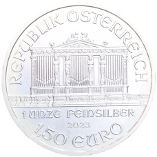 Монета 1.50 евро 2023 года Австрия «Венская филармония» (реверс)