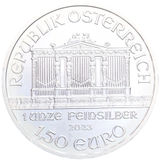 Монета 1.50 евро 2023 года Австрия «Венская филармония» (реверс)