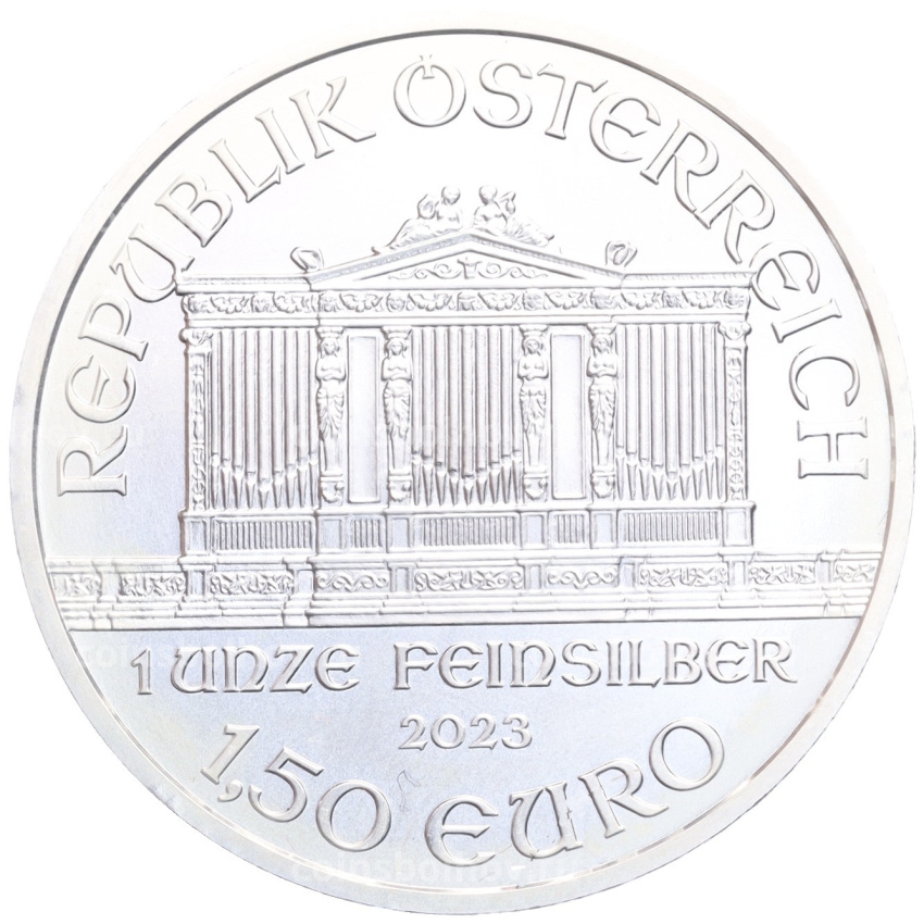 Монета 1.50 евро 2023 года Австрия «Венская филармония» (вид 2)