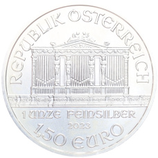 Монета 1.50 евро 2023 года Австрия «Венская филармония» (реверс)