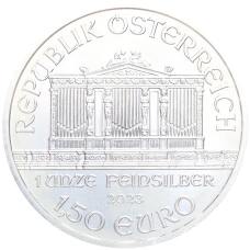 Монета 1.50 евро 2023 года Австрия «Венская филармония» (реверс)