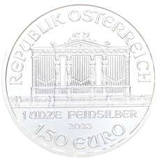 Монета 1.50 евро 2023 года Австрия «Венская филармония» (реверс)