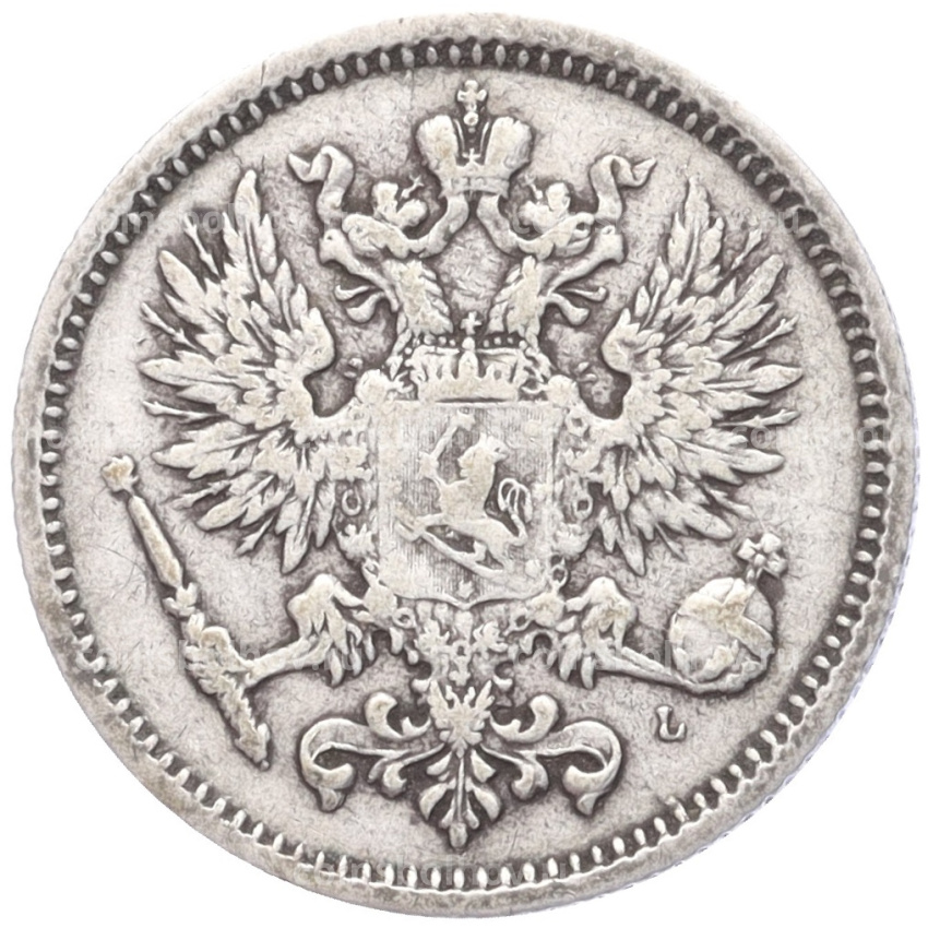 Монета 50 пенни 1890 года Русская Финляндия (вид 2)