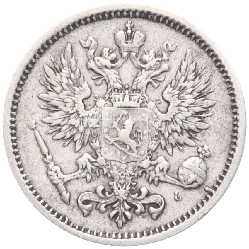 Монета 50 пенни 1890 года Русская Финляндия (вид 2)