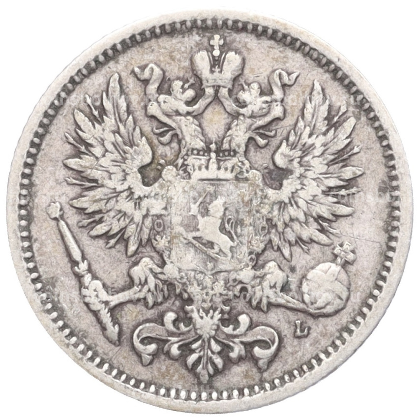 Монета 50 пенни 1889 года Русская Финляндия (вид 2)