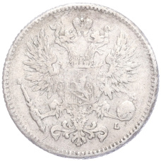 Монета 50 пенни 1892 года Русская Финляндия (реверс)