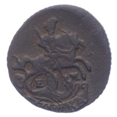 Монета Полушка 1775 года ЕМ (реверс)