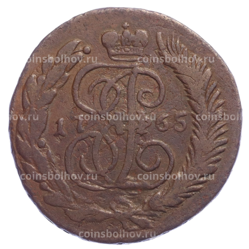 Монета 2 копейки 1765 года