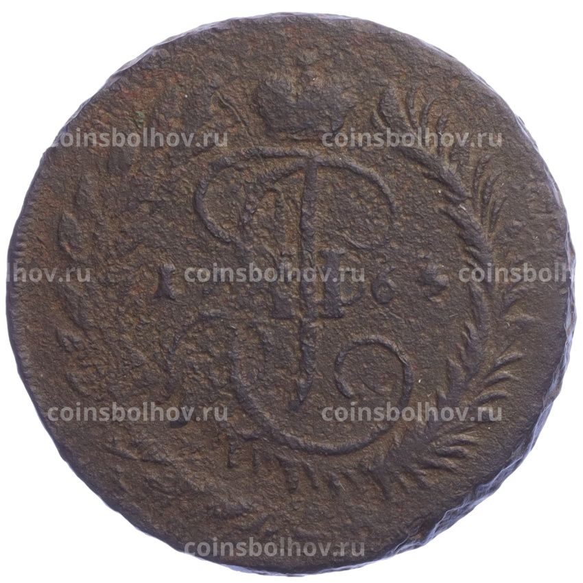 Монета 2 копейки 1764 года ММ