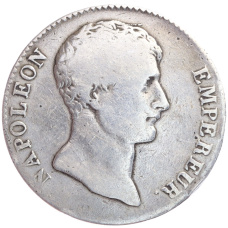 Монета 5 франков 1803 года A Франция — Наполеон I (аверс)