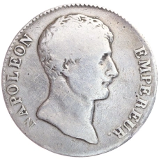 Монета 5 франков 1803 года A Франция — Наполеон I (аверс)