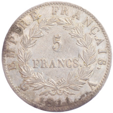 Монета 5 франков 1811 года A Франция (аверс)