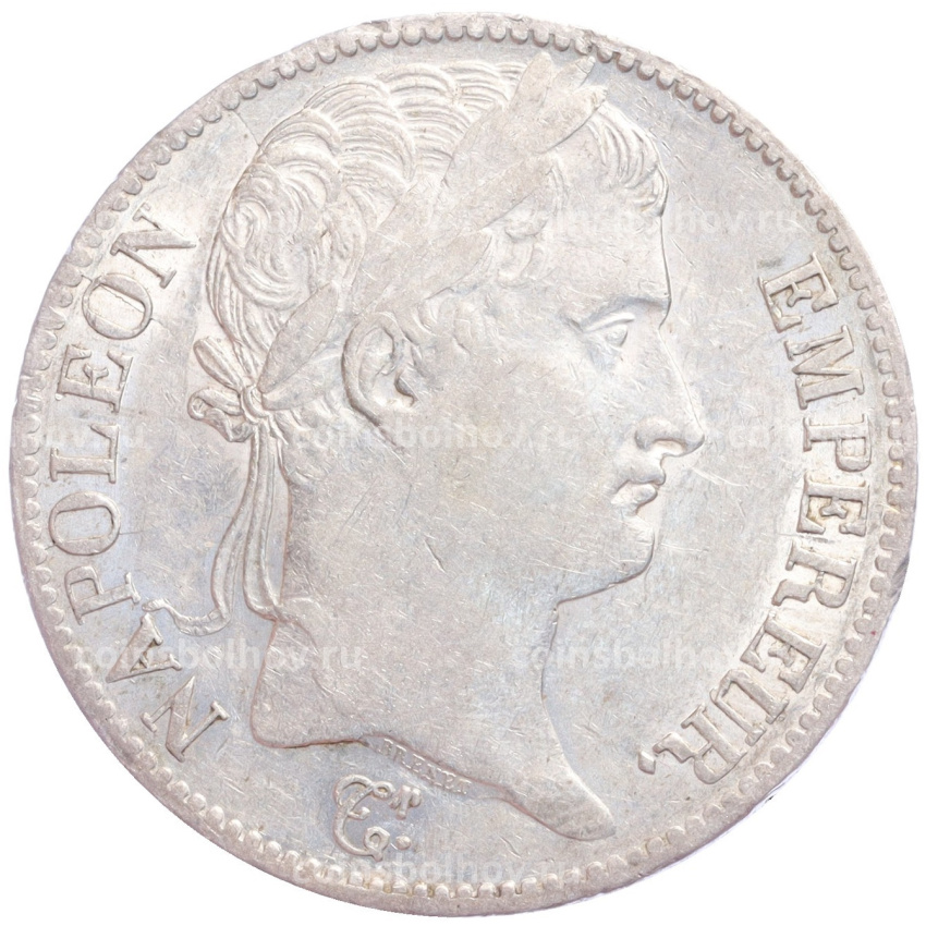 Монета 5 франков 1812 года W Франция (вид 2)