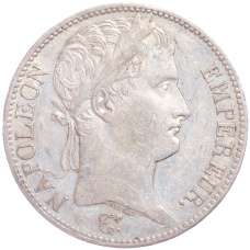 Монета 5 франков 1810 года A Франция (реверс)