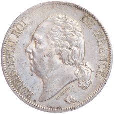 Монета 5 франков 1821 года А Франция (аверс)