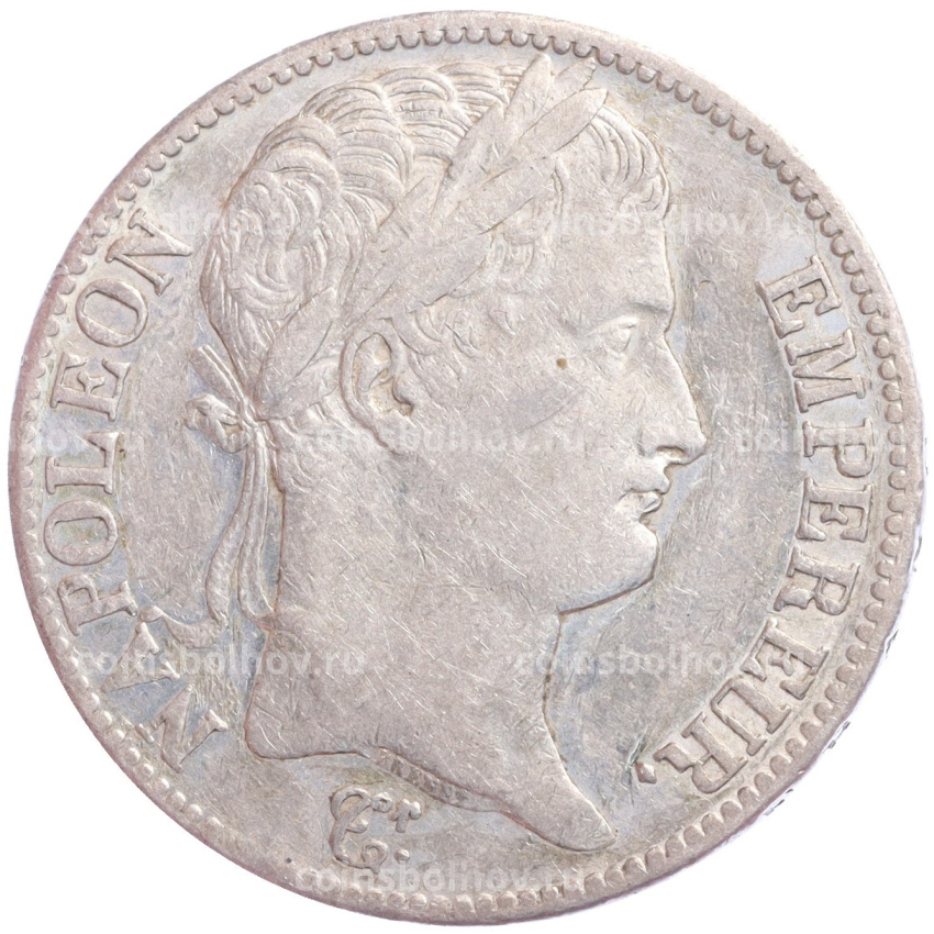 Монета 5 франков 1812 года M Франция (вид 2)