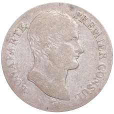 Монета 5 франков 1803 года A Франция (аверс)