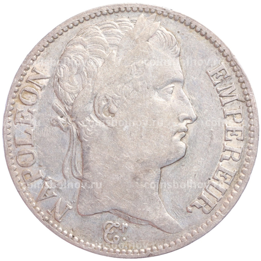 Монета 5 франков 1811 года W Франция (вид 2)