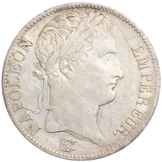 Монета 5 франков 1809 года A Франция (реверс)