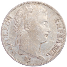 Монета 5 франков 1812 года A Франция (реверс)