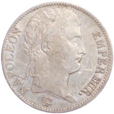 Монета 5 франков 1812 года A Франция (реверс)