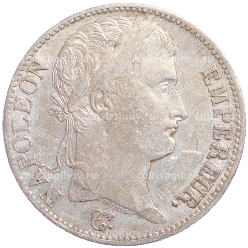 Монета 5 франков 1812 года A Франция (вид 2)