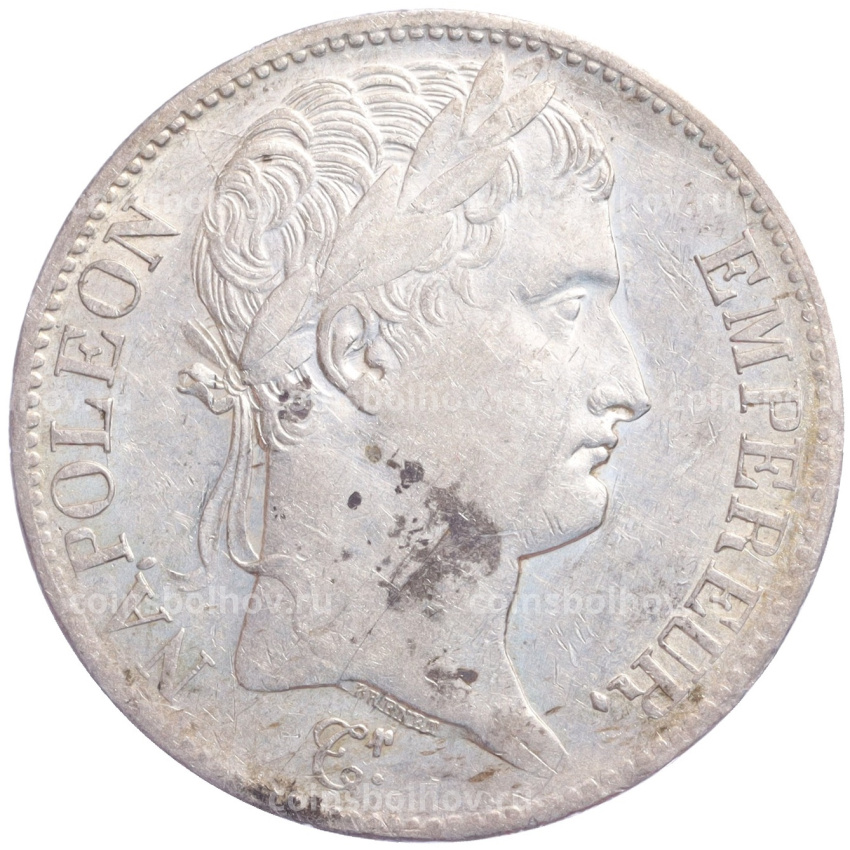 Монета 5 франков 1810 года A Франция (вид 2)