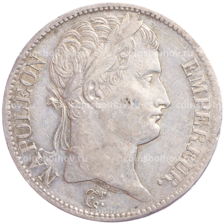 Монета 5 франков 1809 года A Франция (вид 2)