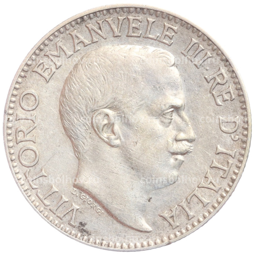 Монета 1 рупия 1915 года Итальянское Сомали (вид 2)