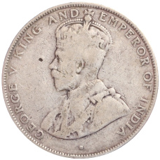 Монета 50 центов 1919 года Британский Гондурас (реверс)