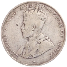 Монета 50 центов 1919 года Британский Гондурас (реверс)