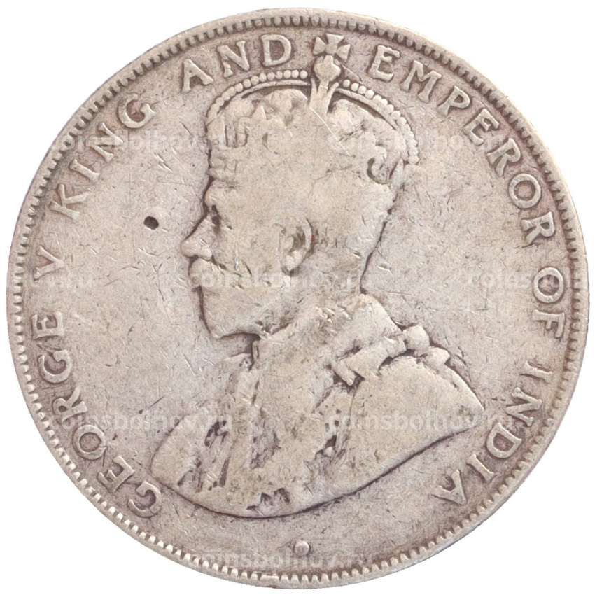 Монета 50 центов 1919 года Британский Гондурас (вид 2)