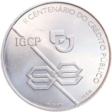 Монета 1000 эскудо 1997 года Португалия «200 лет Государственному кредитованию» (аверс)