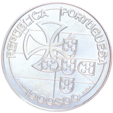 Монета 1000 эскудо 1998 года Португалия «75 лет Лиге Комбатанты» (реверс)