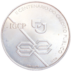 Монета 1000 эскудо 1997 года Португалия «200 лет Государственному кредитованию» (аверс)