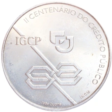Монета 1000 эскудо 1997 года Португалия «200 лет Государственному кредитованию» (аверс)