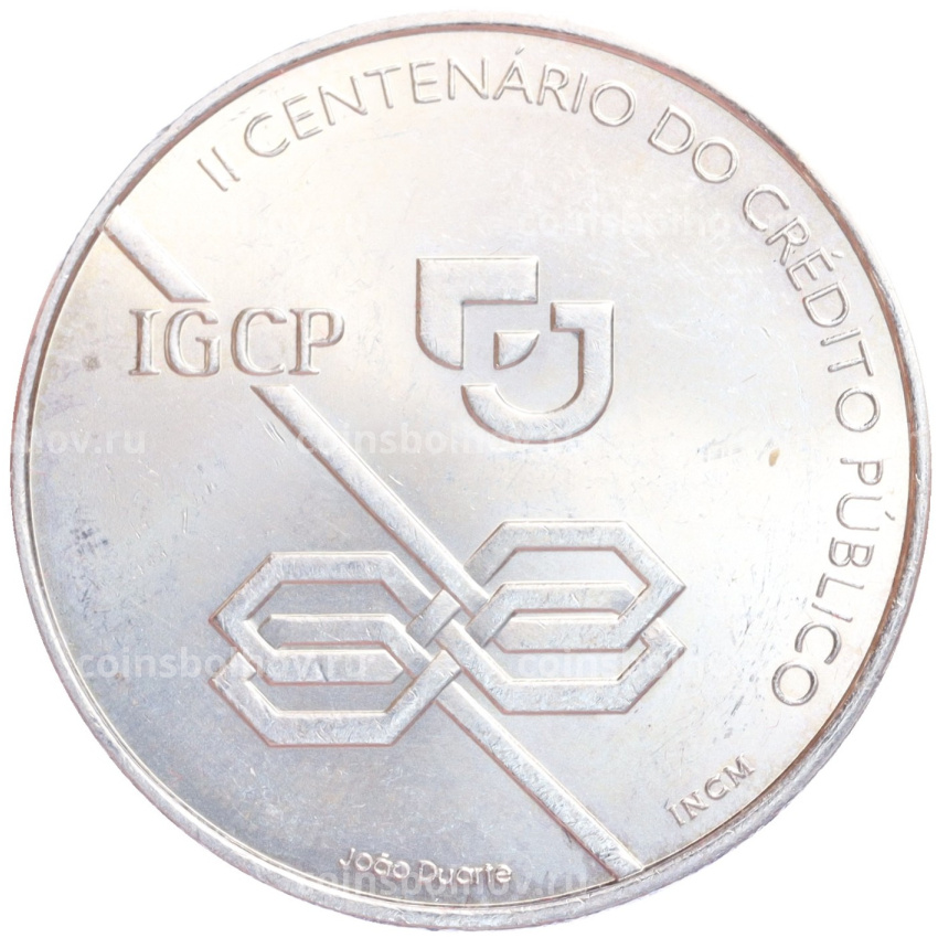 Монета 1000 эскудо 1997 года Португалия «200 лет Государственному кредитованию»