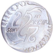 Монета 1000 эскудо 1999 года Португалия «25 лет Революции 25 апреля» (аверс)