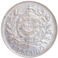 Монета 1 эскудо 1910 года Португалия «Основание республики» (реверс)