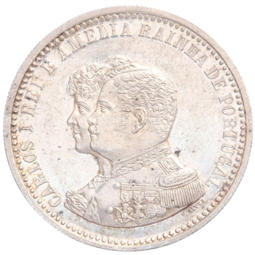 Монета 500 рейс 1898 года Португалия «400 лет Открытию Индии»