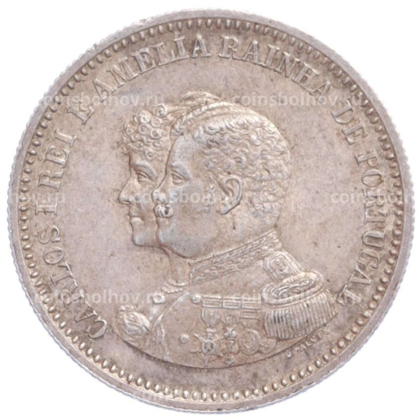 Монета 200 рейс 1898 года Португалия «400 лет Открытию Индии»