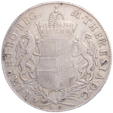 Монета 1 талер 1767 года Австрия — Бургау (реверс)