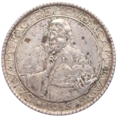 Монета 20 лир 1935 года Сан-Марино (аверс)