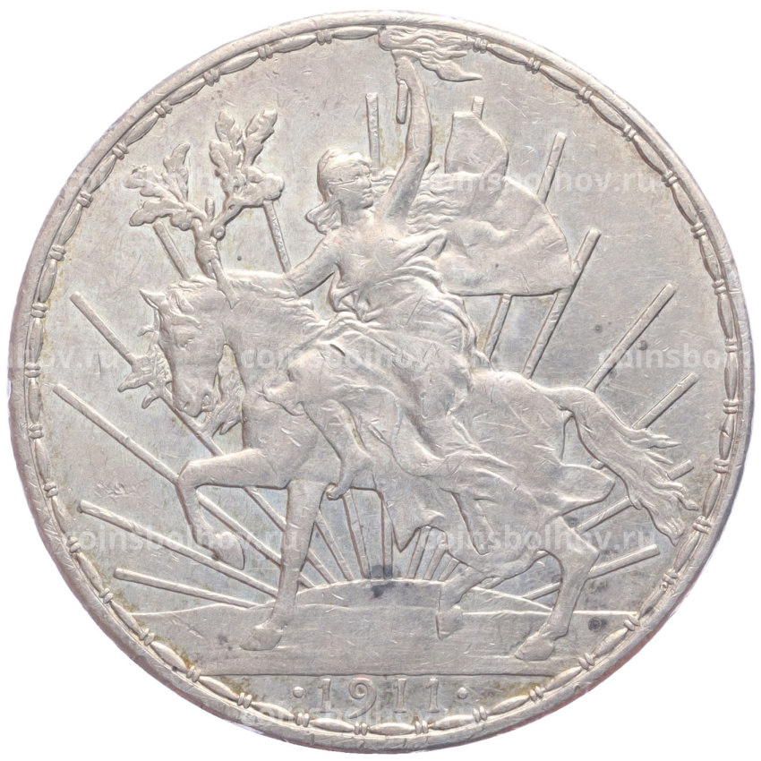 Монета 1 песо 1911 года Мексика