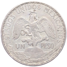 Монета 1 песо 1911 года Мексика (реверс)