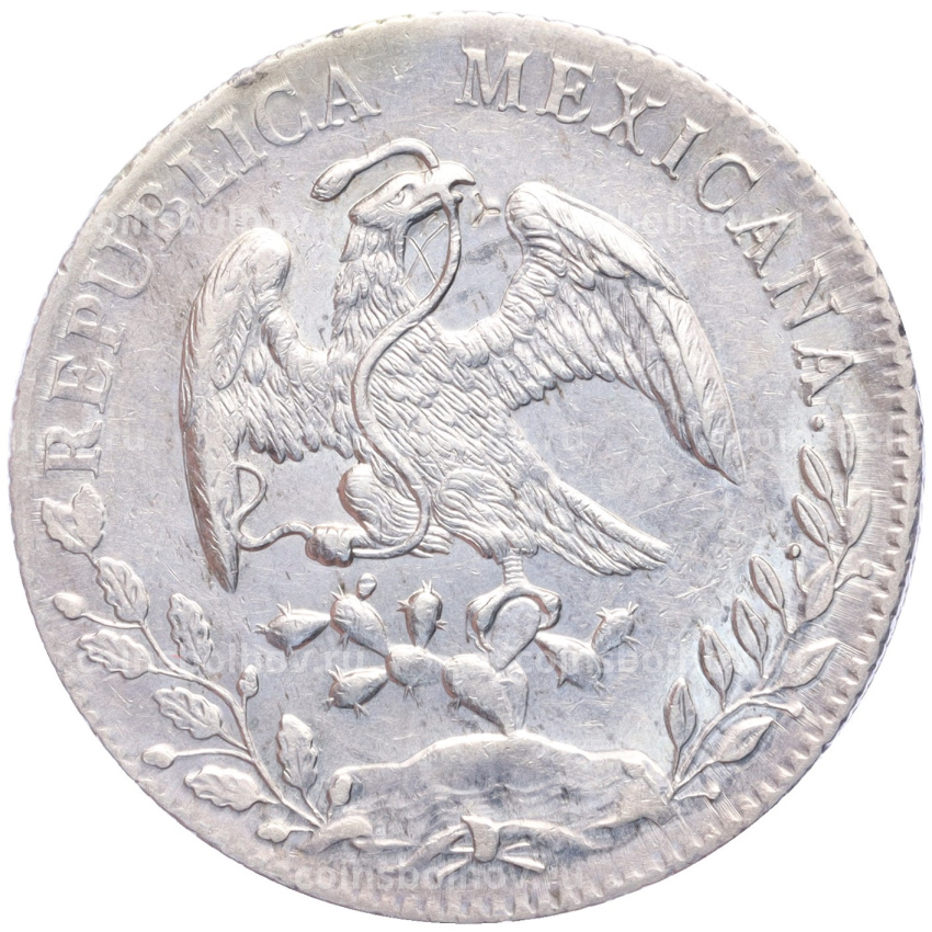 Монета 8 реалов 1894 года Мексика (вид 2)