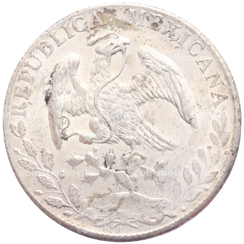 Монета 8 реалов 1884 года Мексика (вид 2)