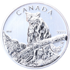 Монета 5 долларов 2012 года Канада «Природа Канады — Пума» (аверс)
