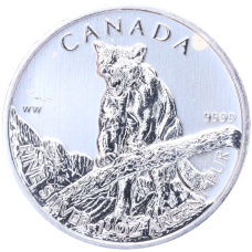 Монета 5 долларов 2012 года Канада «Природа Канады — Пума» (аверс)